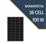 Lexron 100W Monokristal Güneş Paneli