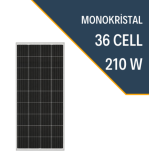 Lexron 210W Monokristal Güneş Paneli