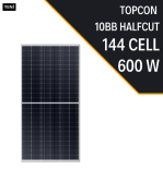 Lexron Topcon 600W 10BB Half Cut Monokristal Güneş Paneli