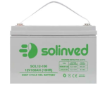 Solinved 12V 100Ah Solar Gel Battery Deep Cycle