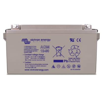 VICTRON ENERGY Victron Energy 12V90Ah AGM Deep Cycle Batt M6
