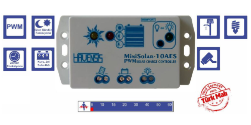 Eko SeriEs Mini Solar-10AES 12V 10A