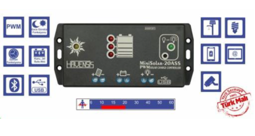 Eko SeriEs Mini Solar-20AES 12V 20A