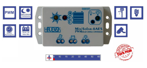 Eko SeriEs Mini Solar-6AES 12V 6A