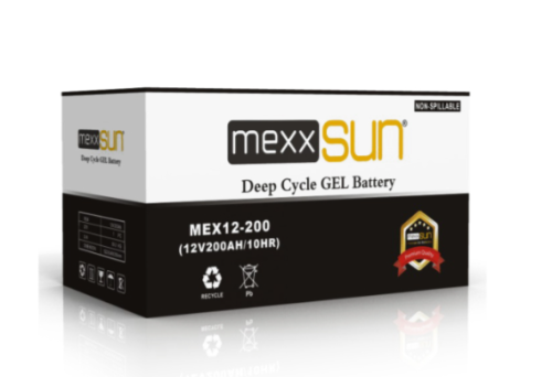 Mexxsun Jel akü 12V 200Ah MEX12-200