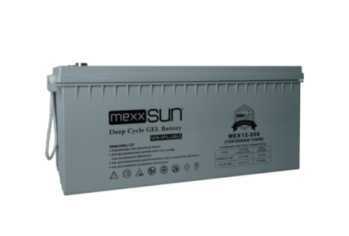 Mexxsun Jel akü 12V 200Ah MEX12-200