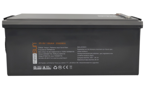 Mexxsun Lityum Akü 256V 100Ah LiFePo4 2560Wh