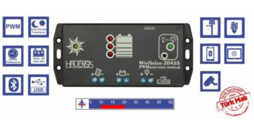 Standart SeriSS Mini Solar-20ASS 1224V 20A