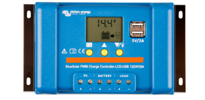 VICTRON ENERGY Victron Energy BlueSolar PWM-LCDUSB 48V-10A