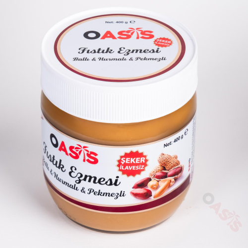 Ballı Hurmalı ve Pekmezli Fıstık Ezmesi