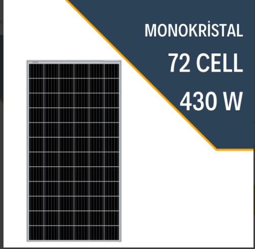 Lexron 420W Monokristal Güneş Paneli